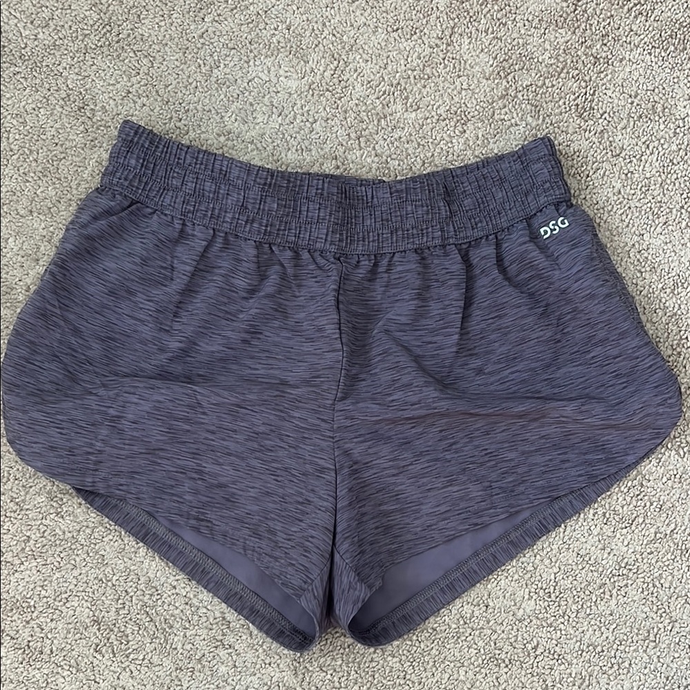 DSG Gray Athletic Shorts Elastic Waistband